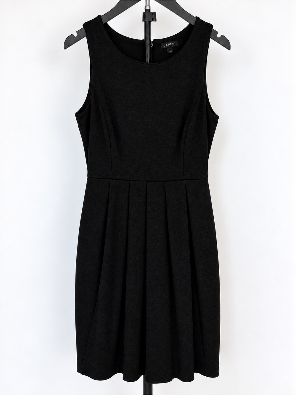 J. CREW Little Black Sleeveless Fit & Flare Dress